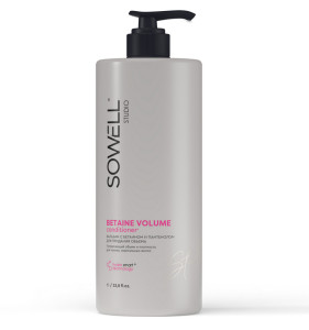 Бальзам для волос SoWell Betaine Volume Объем 1 л