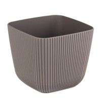 Кашпо Пиканто Французский серый 110х110 мм 0.65 л
