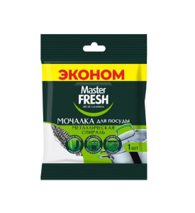 Мочалка для посуды Master Fresh Спираль металлическая 1 шт