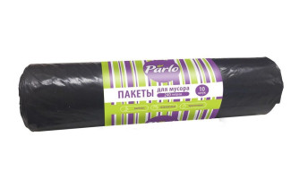 Пакеты для мусора PARLO черные 23 мкм 240 л 10 шт
