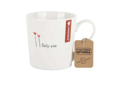 Кружка Lakomo Simple love Only you белый 370 мл