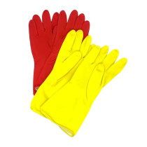 Перчатки хозяйственные Multico резиновые с хлопковым напылением размер M