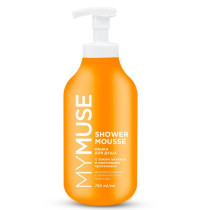 Гель для душа MY MUSE с соком ананаса и молочными протеинами гель-пенка 750 мл