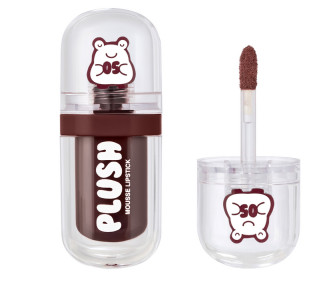 Жидкая помада для губ BEAUTY BOMB Plush муссовая тон 05 Красно-сливовый - 1