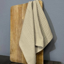 Полотенце вафельное Fine Line стежка Сливочный 35*60 см