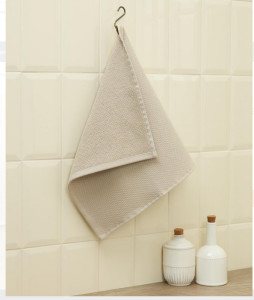 Полотенце вафельное Fine Line махровое Бежевое 40*55 см