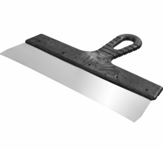 Шпатель Акор Эксперт гладкий нержавеющая сталь 350 мм