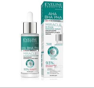 Сыворотка для лица Eveline двухфазная AHA.BHA.PHA 30 мл