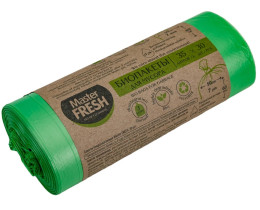 Пакеты для мусора Master Fresh Био салатовые 35 л 30 шт
