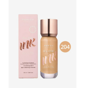 Тональная основа Parisa Glow ink с эффектом сияния тон 204 25 мл