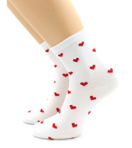 Носки Hobby Line Россыпь сердец размер 36-40