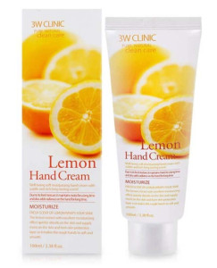 Крем для рук 3W Clinic Moisturizing Lemon Увлажняющий с лимоном 100 мл