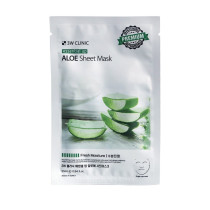 Маска для лица 3W Clinic Essential Up Aloe Тканевая с алоэ вера 25 мл