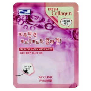 Маска для лица 3W Clinic Fresh Collagen Тканевая с коллагеном 23 гр