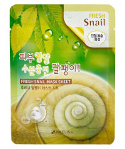 Маска для лица 3W Clinic Fresh Snail Тканевая с муцином улитки 23 гр