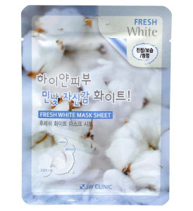 Маска для лица 3W Clinic Fresh White Тканевая с ниацинамидом 23 гр