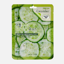 Маска для лица 3W Clinic Fresh Cucumber Тканевая с огурцом 23 гр