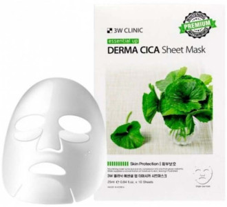 Маска для лица 3W Clinic Essential Up Тканевая экстракт центеллы 25 гр