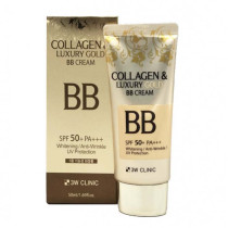 BB-крем 3W Clinic Collagen&Luxury Gold с коллагеном и золотом 50 гр