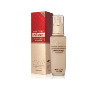 Тональный крем 3W Clinic COLLAGEN тон 23 Натуральный бежевый 50 мл