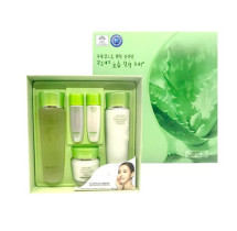 Подарочный набор 3W Clinic средств для лица увлажняющих с алоэ вера