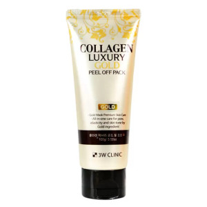 Маска для лица 3W Clinic плёнка Золотая 100 гр