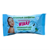 Салфетки влажные Wikky с мицеллярной водой и витамином С 15 шт