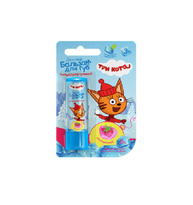 Бальзам для губ Три Кота Зимние каникулы малиновый