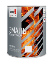 Эмаль термостойкая Kudo Proff термостойкая до 700°С серебристая 0.8 кг