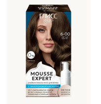 Краска для волос ГЛИСС КУР мусс 6.00 Светлый каштан 85 мл