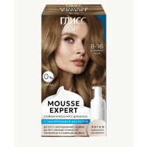 Краска для волос ГЛИСС КУР мусс 8.16 Холодный русый 85 мл