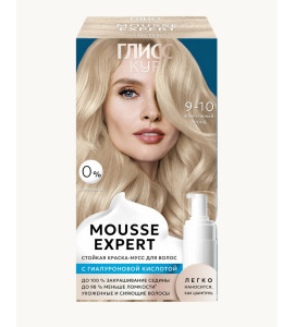 Краска для волос ГЛИСС КУР мусс 9.10 Жемчужный блонд