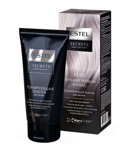 Тонирующая маска для волос Estel Secrets Цвет-Эксперт тон 10/61 перламутровый блонд 150 мл