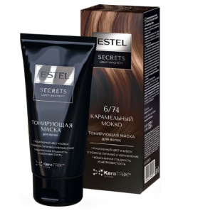 Тонирующая маска для волос Estel Secrets Цвет-Эксперт тон 6/74 карамельный мокко 150 мл