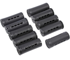 Бигуди Volna коклюшки с фиксирующими резинками черный d-3см 10 шт