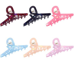 Заколка-краб для волос Кокетка Aks-Empire цвет в ассортименте 11х4.5 см