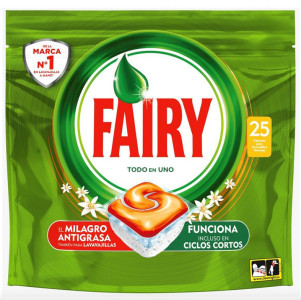 Таблетки для посудомоечных машин Fairy All in1 Orange  25 шт