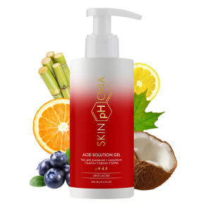 Гель для умывания SKINPHORIA с кислотами 250 мл 