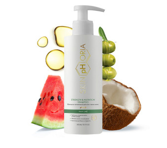 Шампунь для волос SKINPHORIA Strength & Nutrition питательный 400 мл