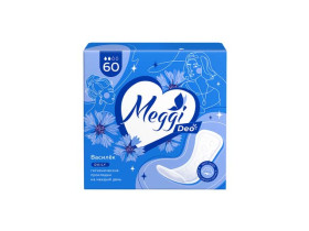 Прокладки ежедневные Meggi Panty Deo Василёк 60 шт