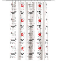 Штора для ванной Vetta Веселые коты 180x200 см