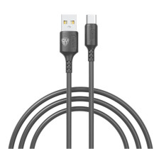 Кабель для зарядки BY Fusion USB(A)-Type C черный 3A 1 м