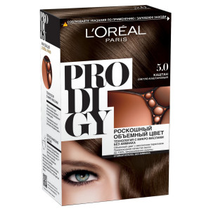 L'Oreal Paris Краска для волос "Prodigy" без аммиака, оттенок 5.0, Каштан - 1