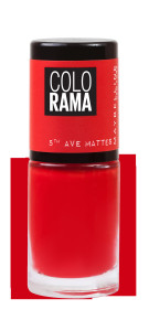 Maybelline New York Лак для ногтей "Colorama", оттенок 456, матовый Коралл, 7 мл - 1