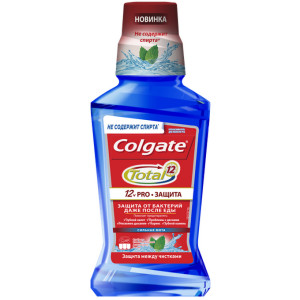 COLGATE TOTAL 12 Pro-Защита Сильная Мята ополаскиватель для комплексной защиты полости рта, 250 мл