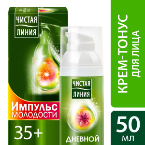 Чистая Линия Импульс молодости дневной крем для лица От 35 лет 50 мл - 1