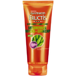 Маска для волос Garnier Fructis SOS Восстановление укрепляющая, для секущихся и поврежденных волос с Керафилом и Маслом Амлы 200 мл - 1