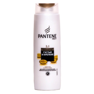 PANTENE Шампунь 2в1 Густые и крепкие 400 мл