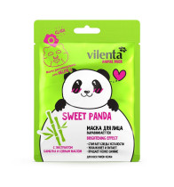 Маска для лица Vilenta Animal Mask Sweet Panda с Экстрактом бамбука и Соевым маслом 28 мл