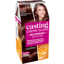 Краска для волос L`Oreal Paris Casting Creme Gloss Стойкая без аммиака оттенок 525 Шоколадный фондан